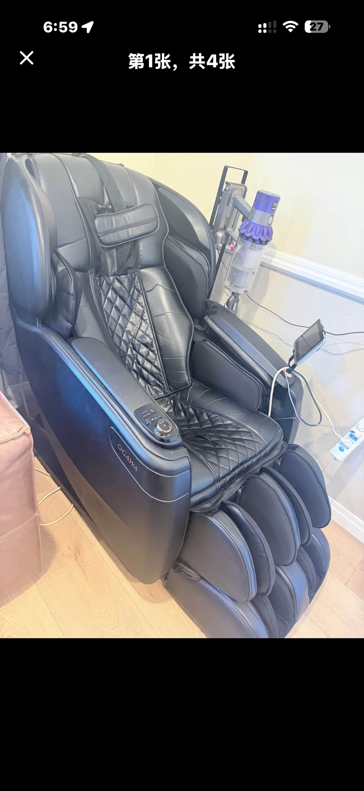 Preowned ogawa master drive plus massage chair